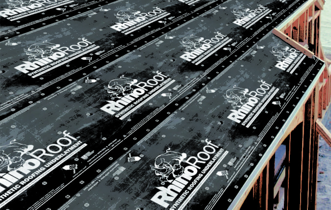RhinoRoof Granulated Self-Adhered Underlayment