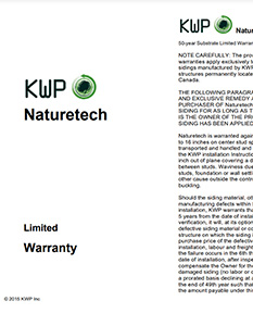 Naturetech Warranty