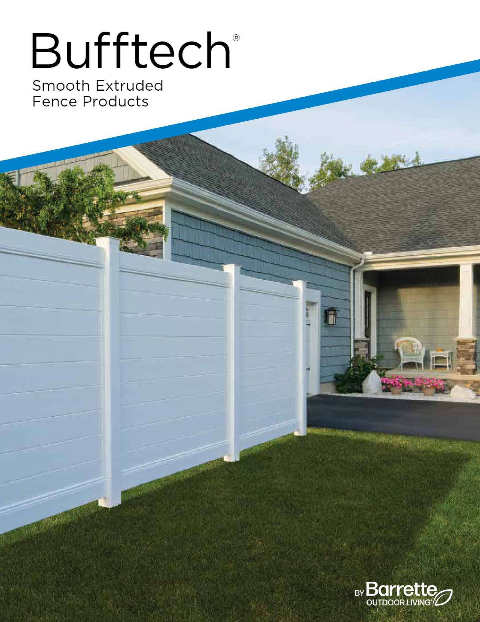 Bufftech Barrette Smooth Fencing Brochure - Capital Forest Products