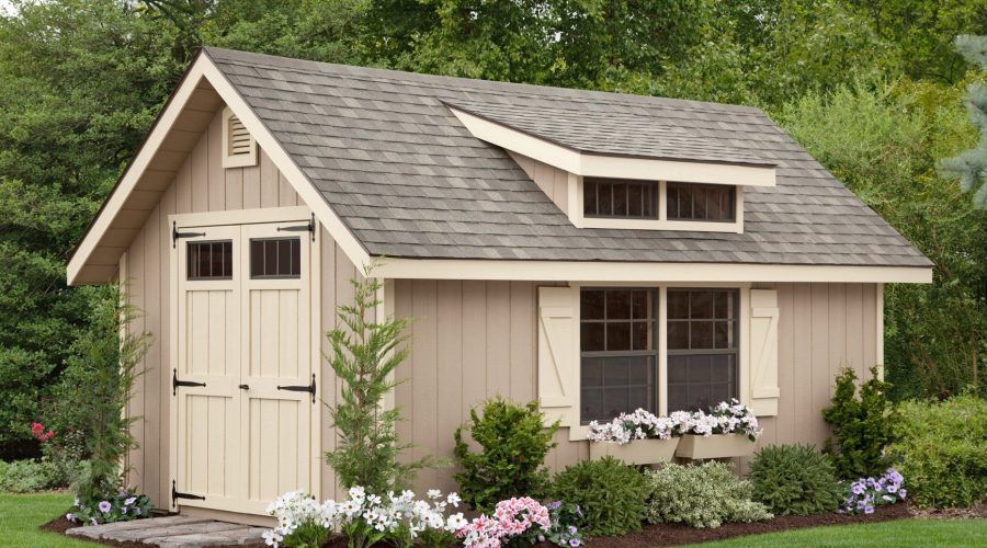 Capital Forest Products - Riehl Quality - Victorian Aframe 2 - 8x11_CSE (2) Wood Siding for Sheds
